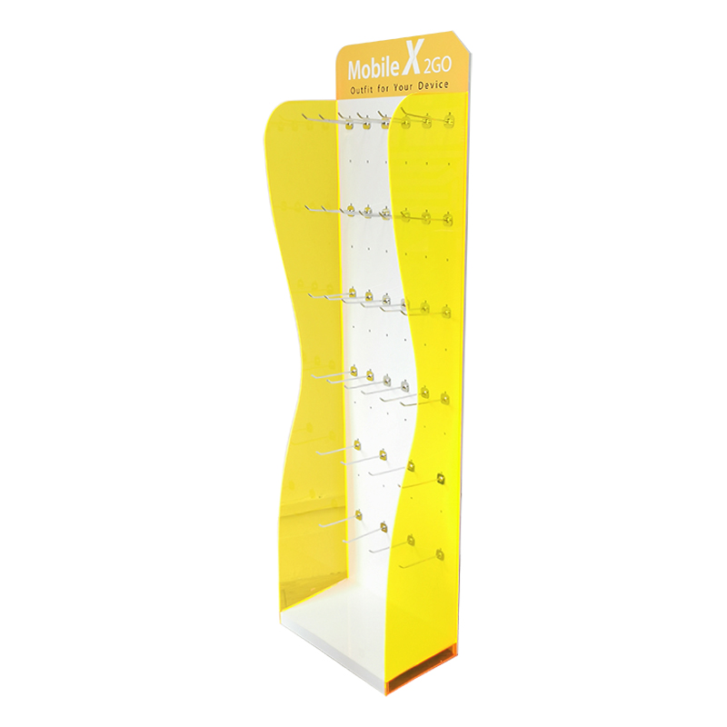 ชั้นวางอะคริลิคแบบกำหนดเอง Tin - Phone Accessories Rack Display บทวิจารณ์และราคา
